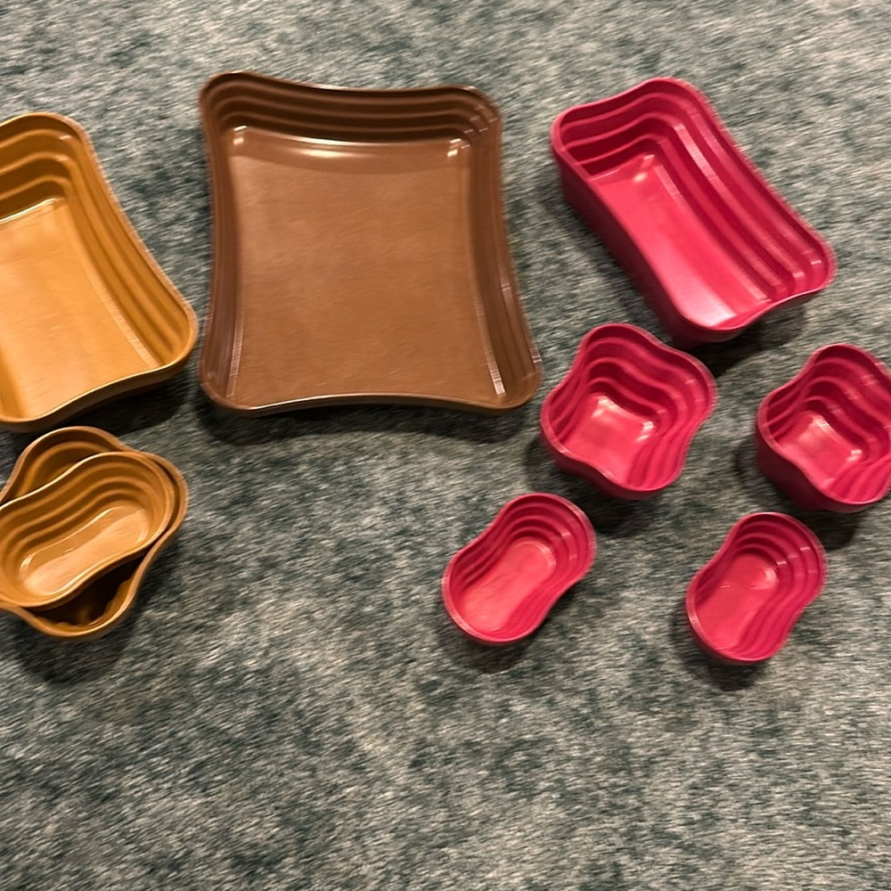 Melamine Serving Tray Set -11pc new